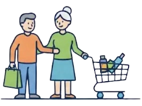 Doprovod a nákupy Mělník